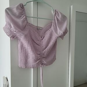 Lavender crop top size M